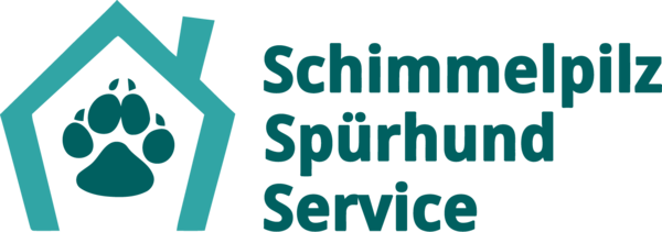 Logo Haus aus Strichen in der Mitte einen Hundepfotenabdruck